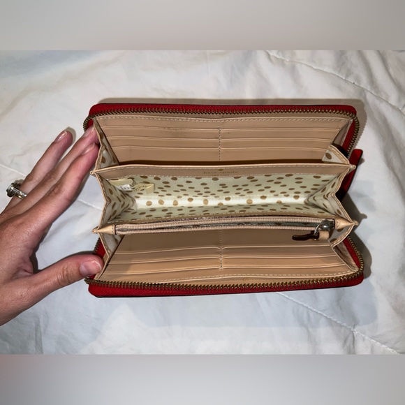 Kate Spade red long wallet - Picture 5 of 5